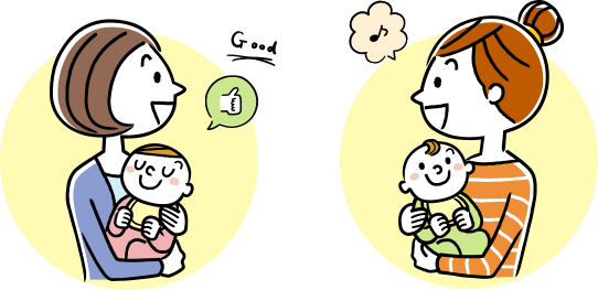 正しい抱っこの仕方のアドバイス